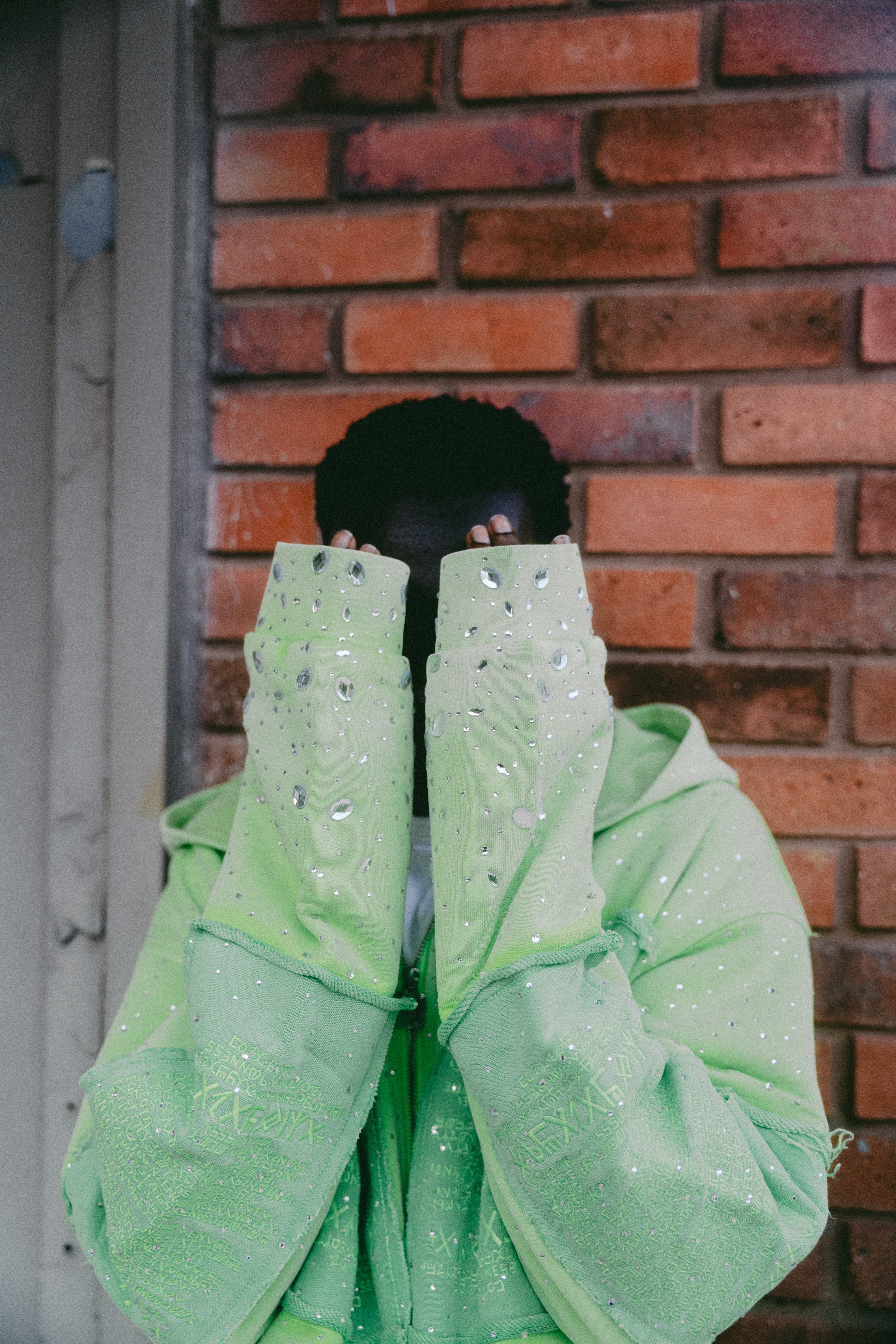 Green Emerald Tablet Zip Up
